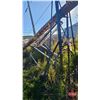 Image 3 : Bergun 10" Grain Auger on Wheeled Frame for Scrap or Salvage (60ft)