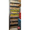 Image 1 : Grey Metal Shelving Unit : 96"H x 39"W x 13"D