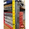 Image 2 : Grey Metal Shelving Unit : Approx. 68"H x 48"W x 25"D