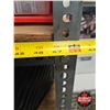 Image 3 : Grey Metal Shelving Unit : Approx. 68"H x 48"W x 25"D