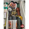 Image 5 : White Storage Drawer (Dryer Platform) with Assorted Shop Supplies