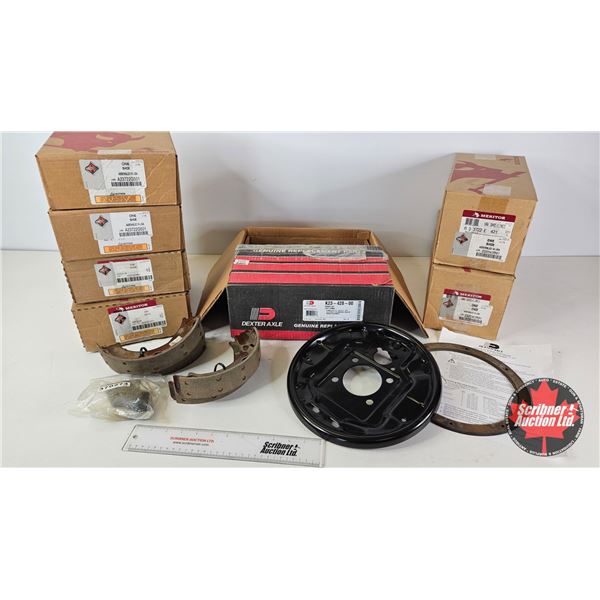 Trailer Brake Assembly, Brake Shoes & Parts