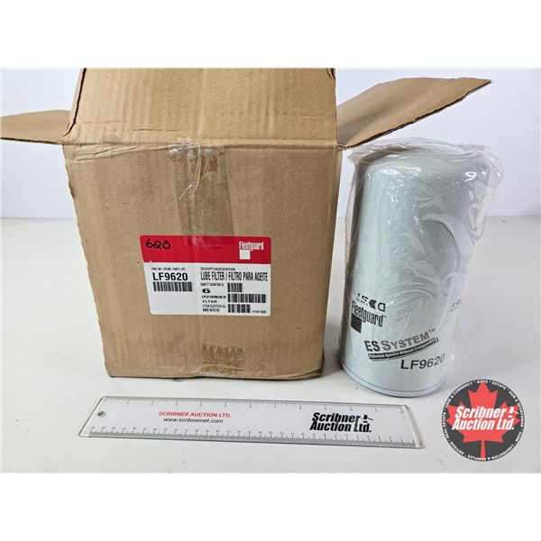 6 Fleetguard LF9620 Lube Filters