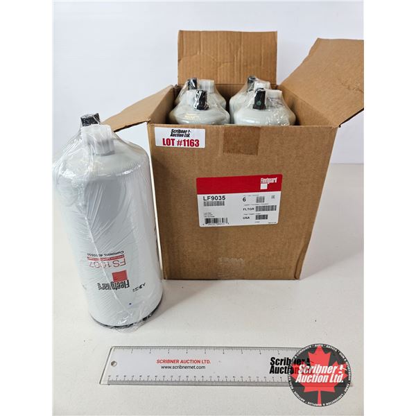 (5) Fleetguard FS1007 Fuel/Water Seperator Filters