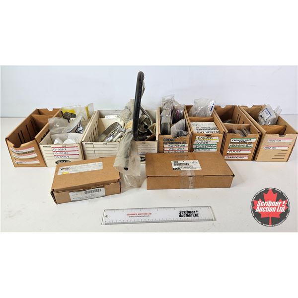 Assorted Heavy Duty Truck Electrical Parts & Hardware
