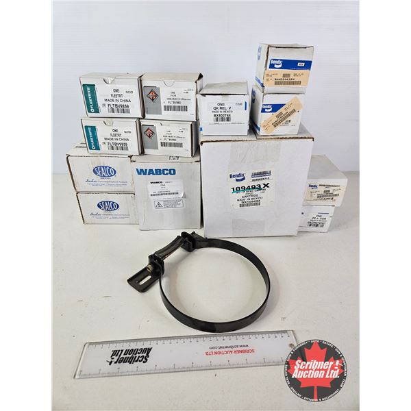 Assorted Truck Air System Valves & Parts