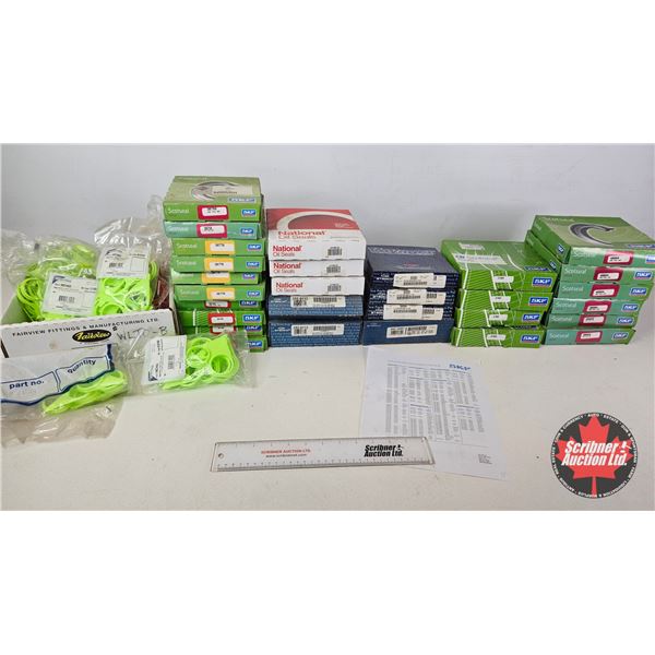 Assorted SKF, Stemco & National Wheel Seals