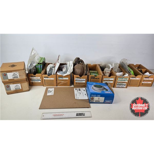 Assorted Hub Caps, Seals & Gaskets