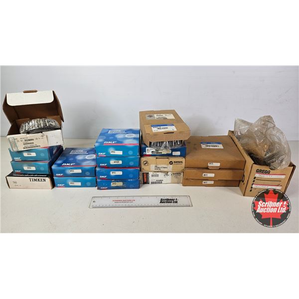 Assorted SKF, Timken & Fleetrite Bearings