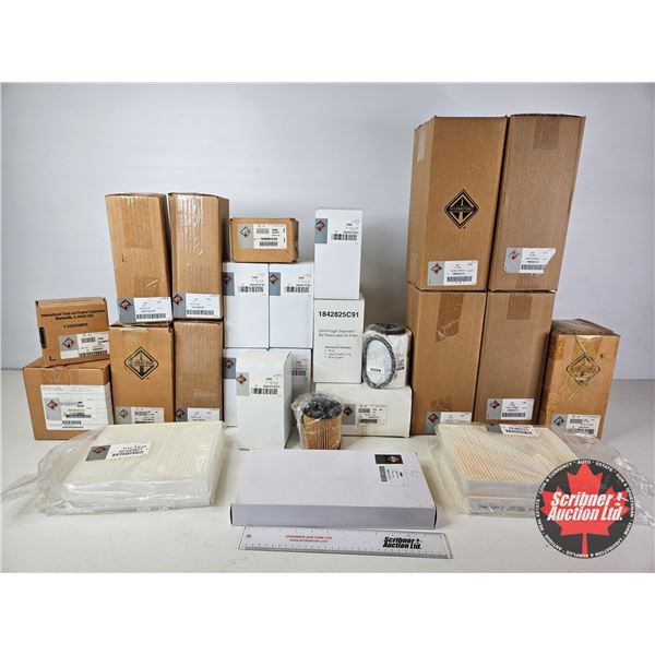 Assorted International Filters, Elements & Fuel Filter Kits