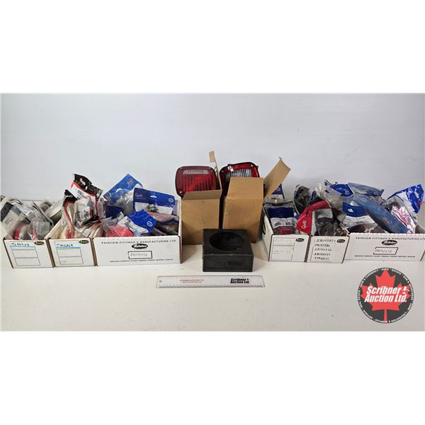 Assorted Truck Tail Lights & Lighting Parts
