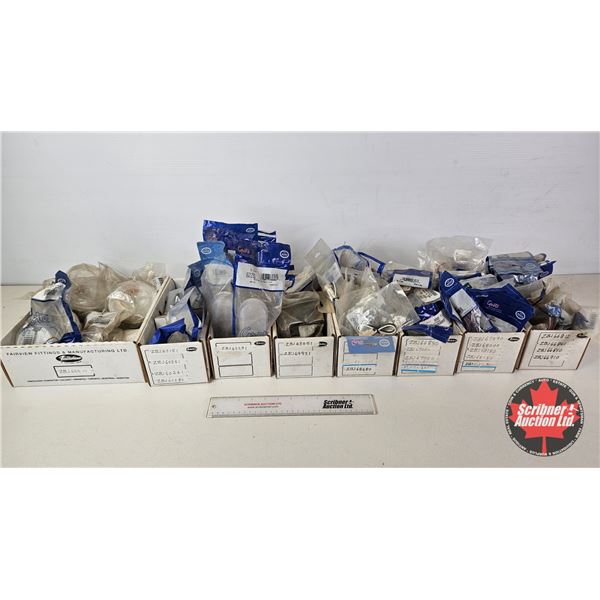 Assorted Clear Truck Lights & Wiring