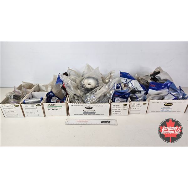 Assorted Clear Vehicle Light Lenses & Lighting Parts