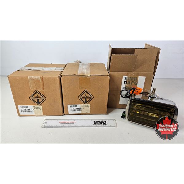 International Yellow Sealed Beam Lamps