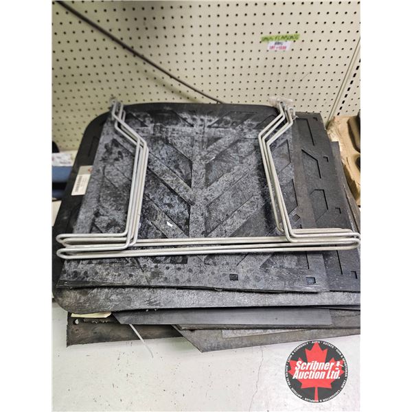 23 Assorted Truck Mud Flaps & 4 Brackets