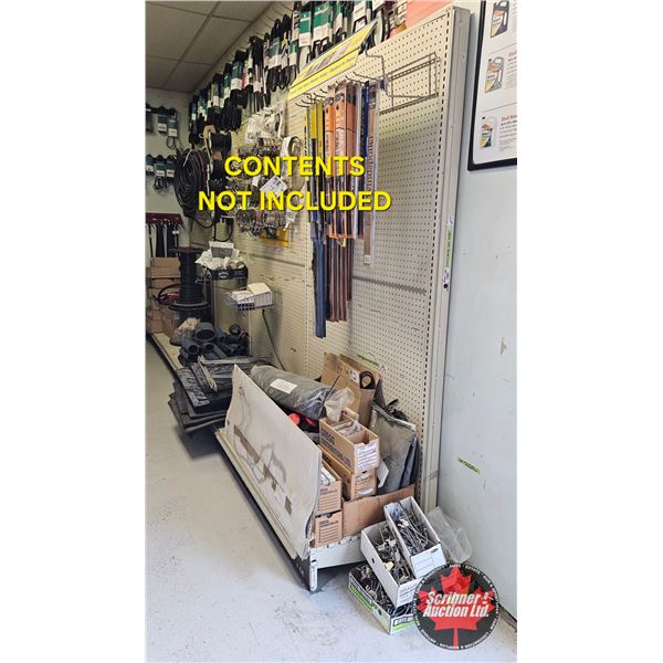 Large Pegboard Display Unit