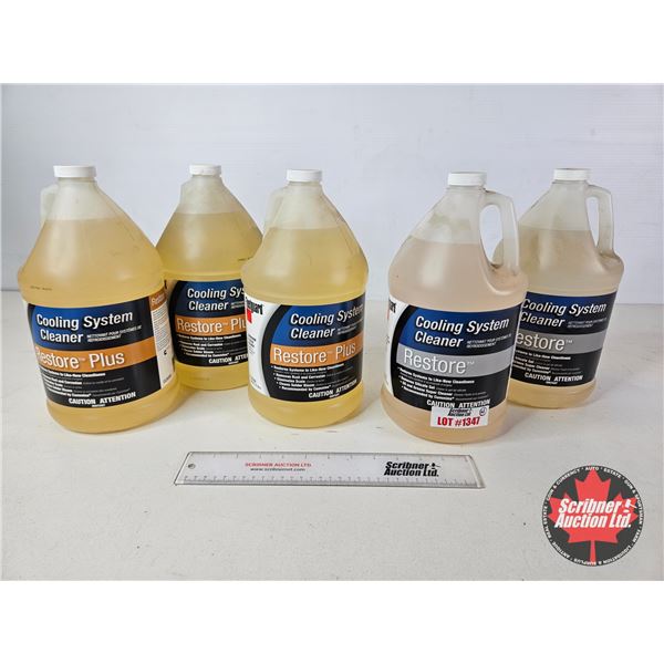 5 Jugs of New Cooling System Cleaner