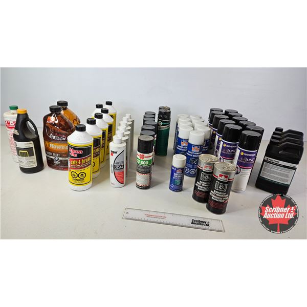 52 New Assorted Automotive Fluids and Sprays