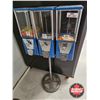 Image 1 : Retro Three-Head Candy Vending Machine on Stand
