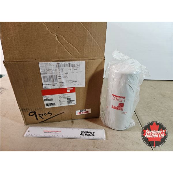 Fleetguard LF667 Lube Filters (9)