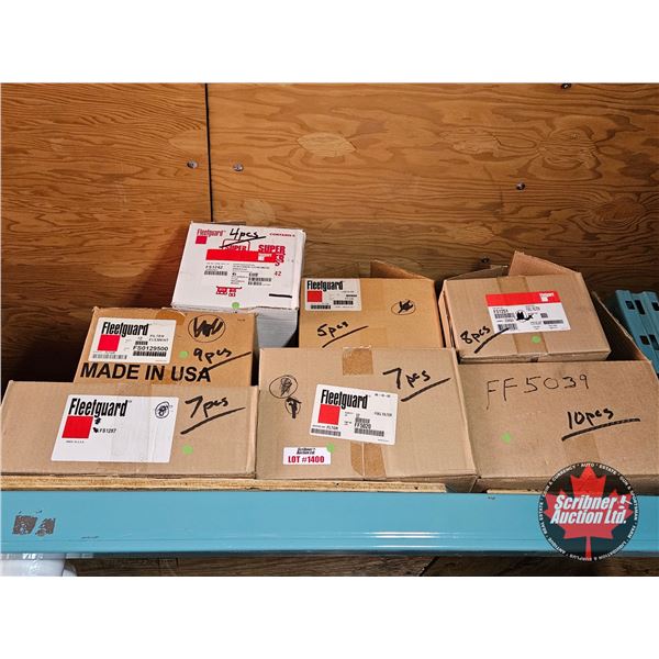 Assorted Fleetguard Filters, 7 Cartons