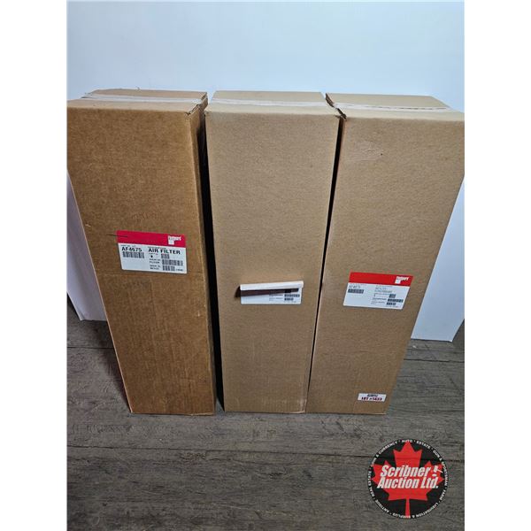 Three Boxed Air Filters