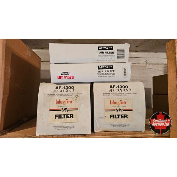 4 Assorted Air Filters