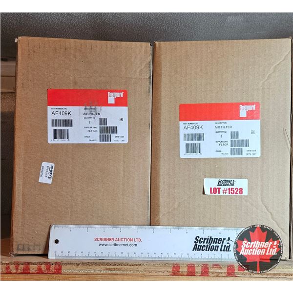 2 Fleetguard AF409K Air Filters
