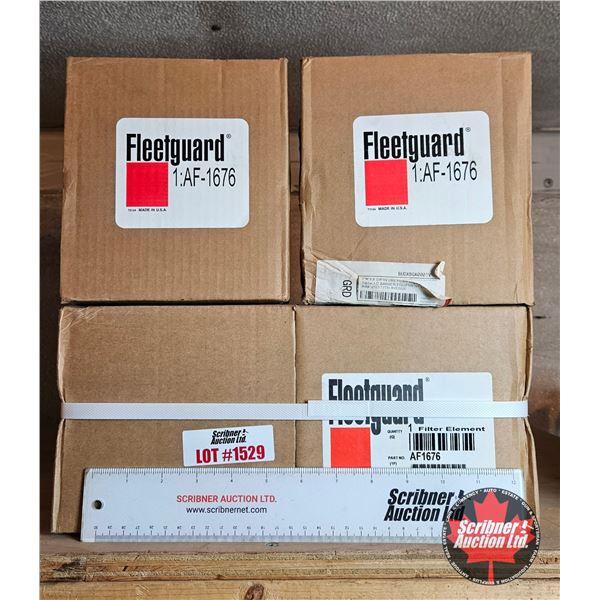 4 Fleetguard AF1676 Air Filters