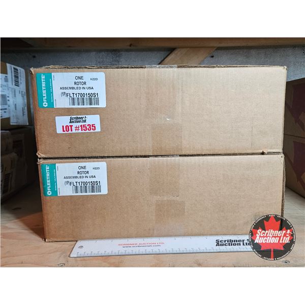 Fleetrite Brake Rotors, 2 Boxes