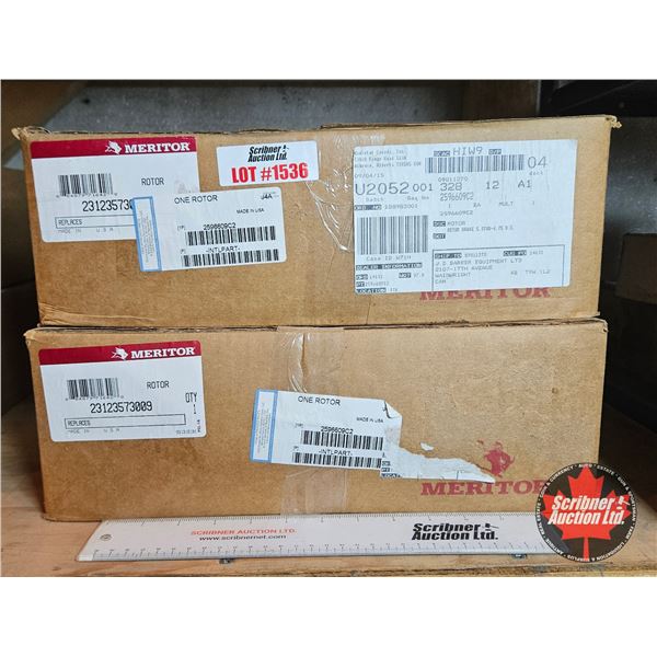 Meritor Brake Rotors, 2 Boxes