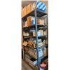 Image 1 : Metal Shelving Unit with Assorted Parts & Supplies