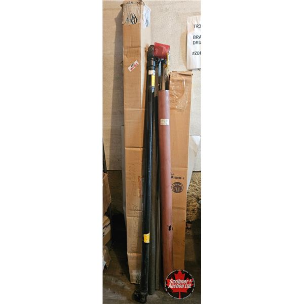 Assorted Driveshafts, Rods & Tubes