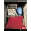 Image 4 : 3-Drawer Filing Cabinet with Contents