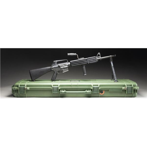 UNUSUAL COLT AR-15 LIGHT MACHINE GUN FROM JOHN