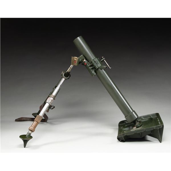 H.A. BALDWIN M2 60MM MORTAR WITH SIGHT & MOUNT.