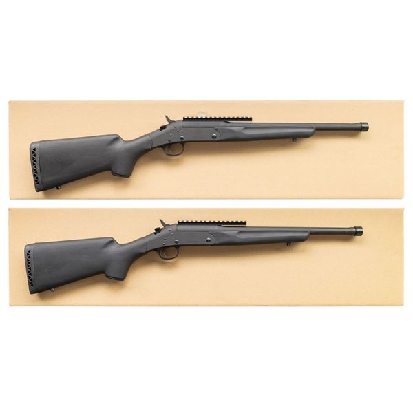 2 NEW IN THE BOX H&R HANDI RIFLES. BOTH CAL. 300