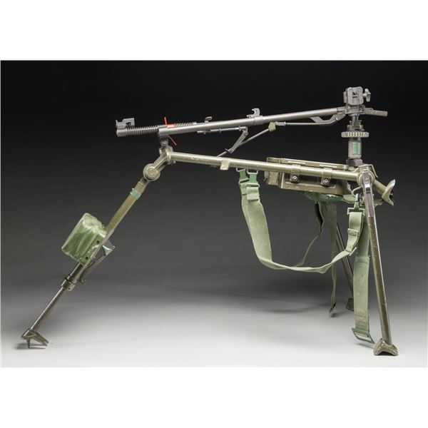 WEST GERMAN HK MG3 LAFETTE TRIPOD WITH OPTIC.