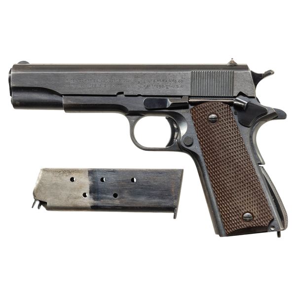 VERY FINE, 1941 COLT US M1911A1 SEMI AUTO PISTOL.