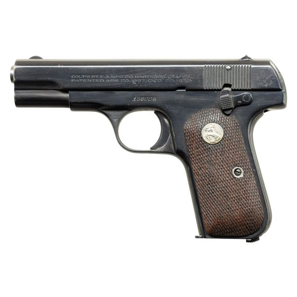 COLT 1908 HAMMERLESS "US PROPERTY" SEMI AUTO