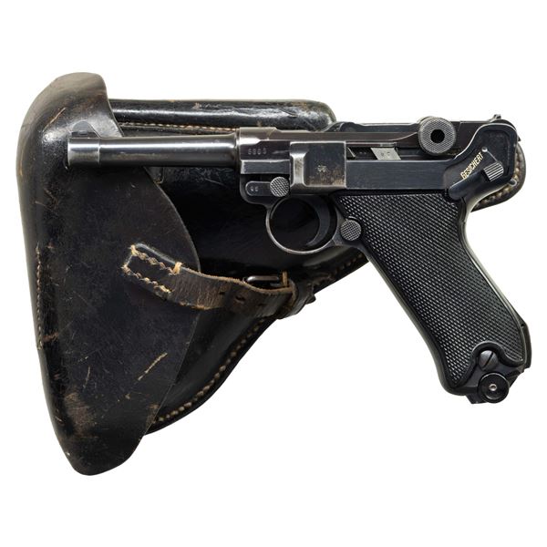 MAUSER 1940 DATED "42" CODE GERMAN LUGER RIG.