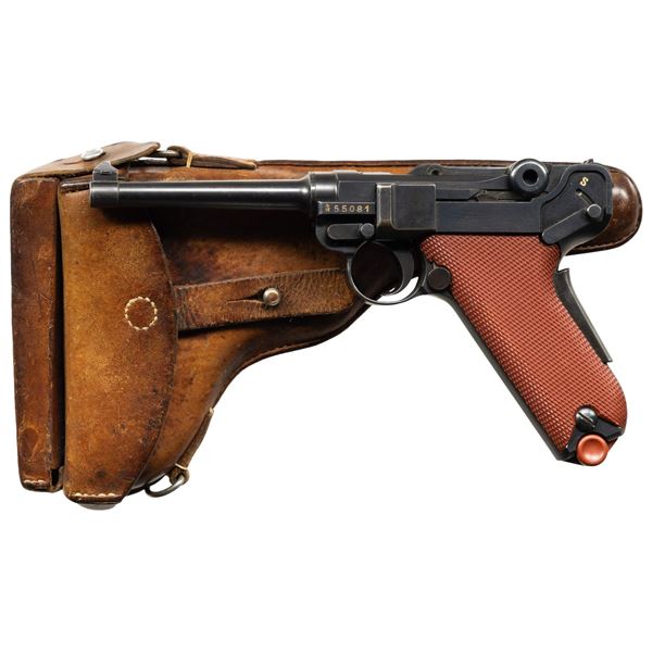 1929 WAFFENFABRIK BERN, EARLIEST RED GRIP