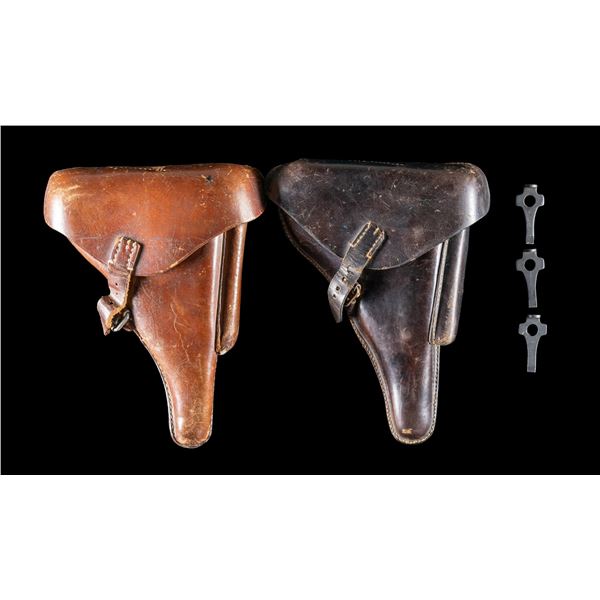 LOT OF 2 IMPERIAL GERMAN ERA P.08 LUGER HOLSTERS