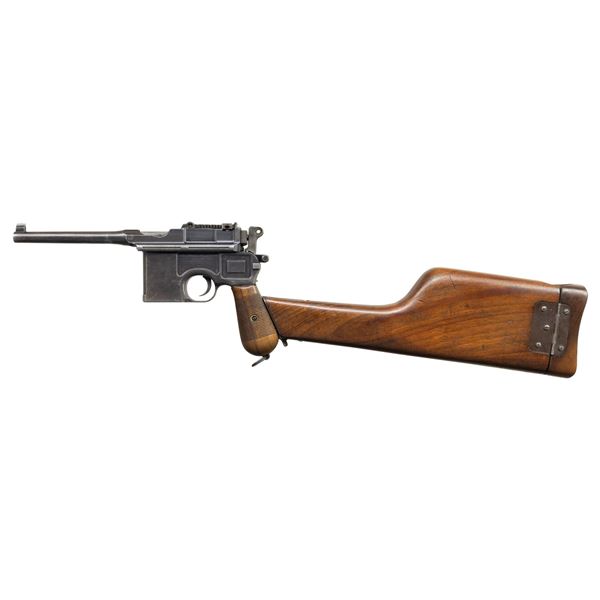 GERMAN WWI, EARLY MAUSER C96 "RED 9 SEMI-AUTOMATIC