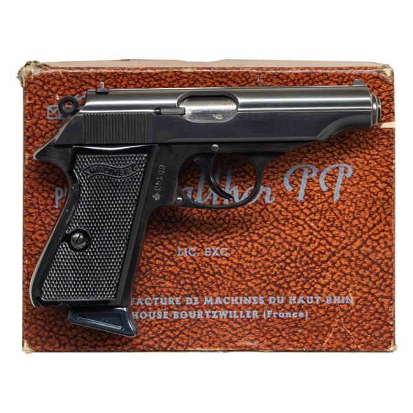 WEST GERMAN WALTHER MODEL PP SEMI-AUTOMATIC PISTOL