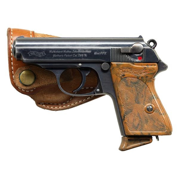 PRE-WAR WALTHER MODEL PPK SEMI-AUTOMATIC PISTOL.