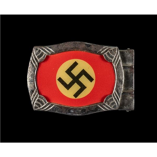 WWII GERMAN NSDAP SUPPORTER'S BELT BUCKLE.