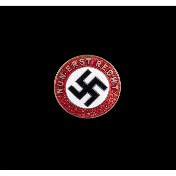 WWII GERMAN EARLY PARTY PIN.