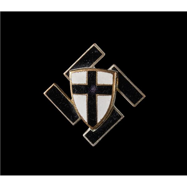 WWII GERMAN RAD EAST PRUSSIA UNIT CAP BADGE.
