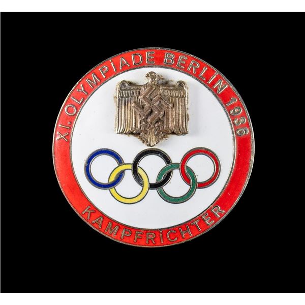 WWII STYLE GERMAN OLYMPIC BADGE.